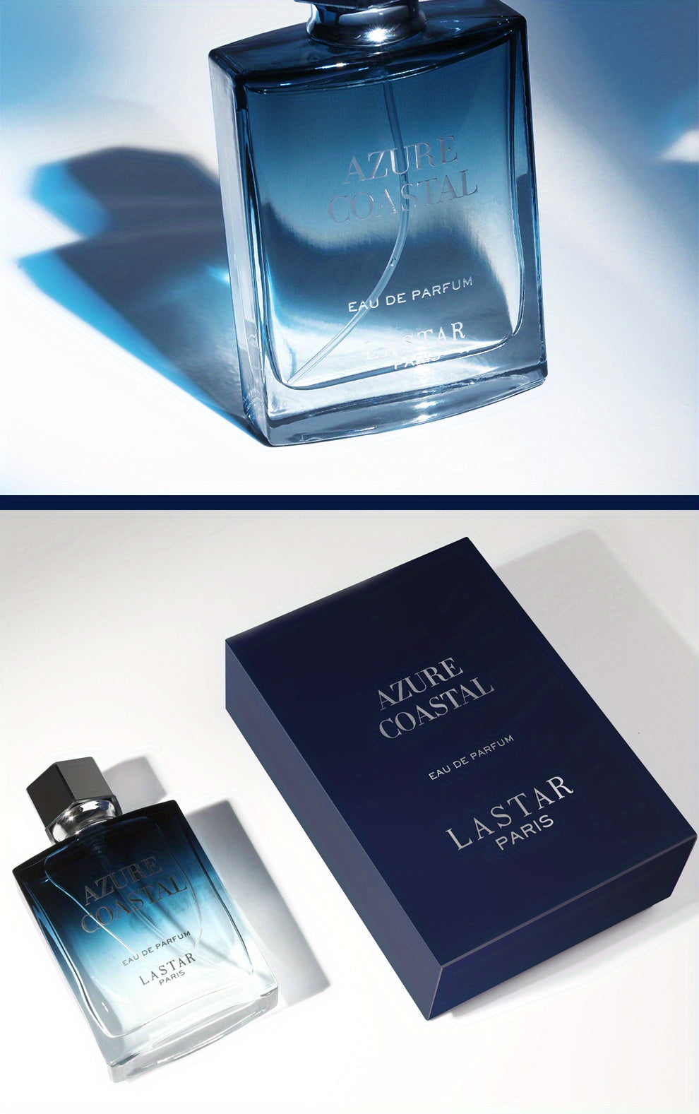 Cologne Perfume For Men Azure Coastal, 50ml/1.7fl.oz