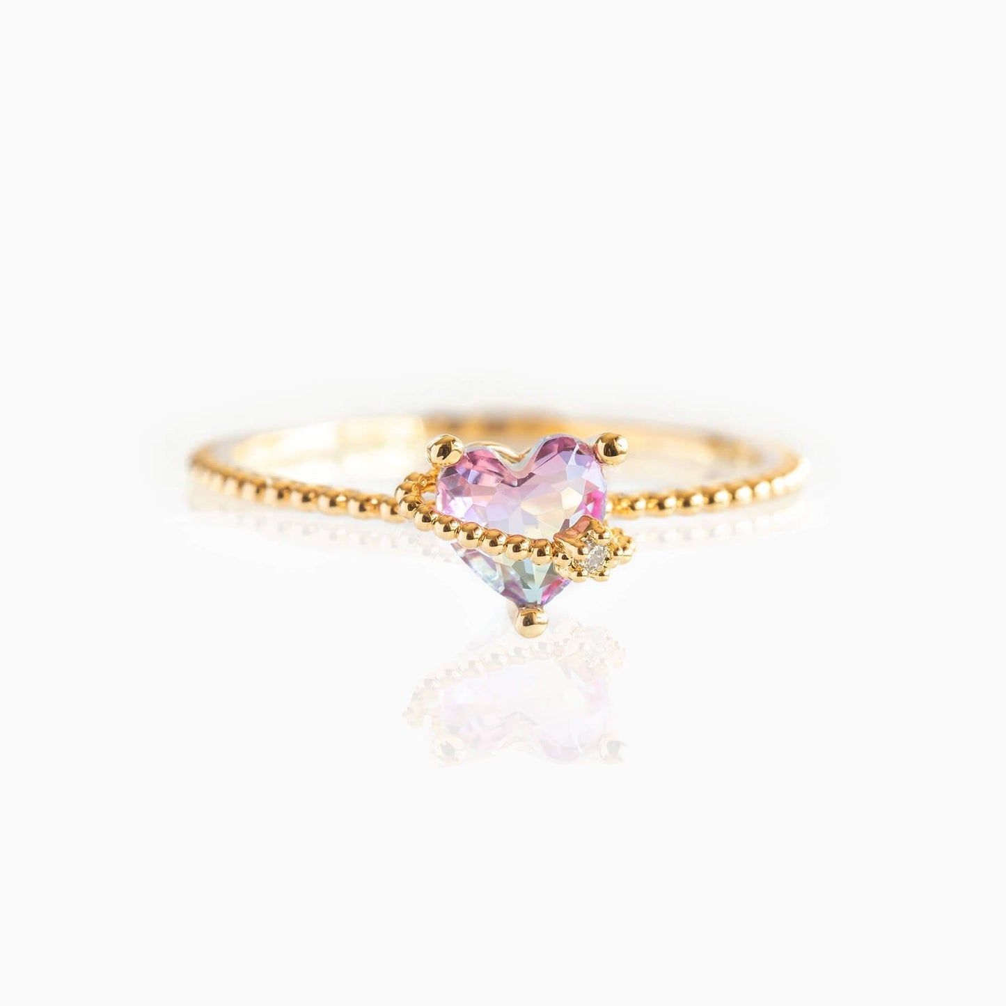 Tianas Stunning Heart Ring
