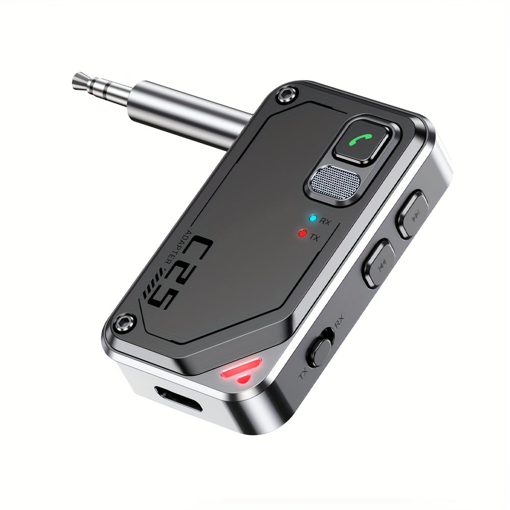 5.3 Wireless AUX Adapter For Car, Wireless Transmitter Receiver, Transmitter For TV/Airplane/Headphones, Receiver For Speaker Car Adapter