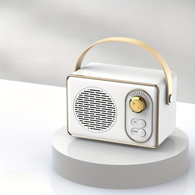 Purple RetroBeat - Portable Wireless Speaker with USB Flash Drive, TF Card, FM Radio