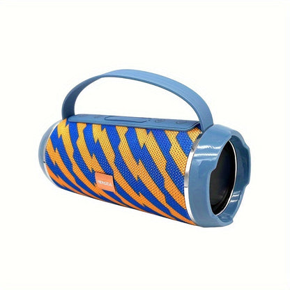 Wireless Bass Speaker Portable Wireless Cube Speaker - Stereo Ultra Bass Music Player With USB/TF/FM Radio