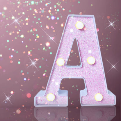 Lighting Glowing Letters Light