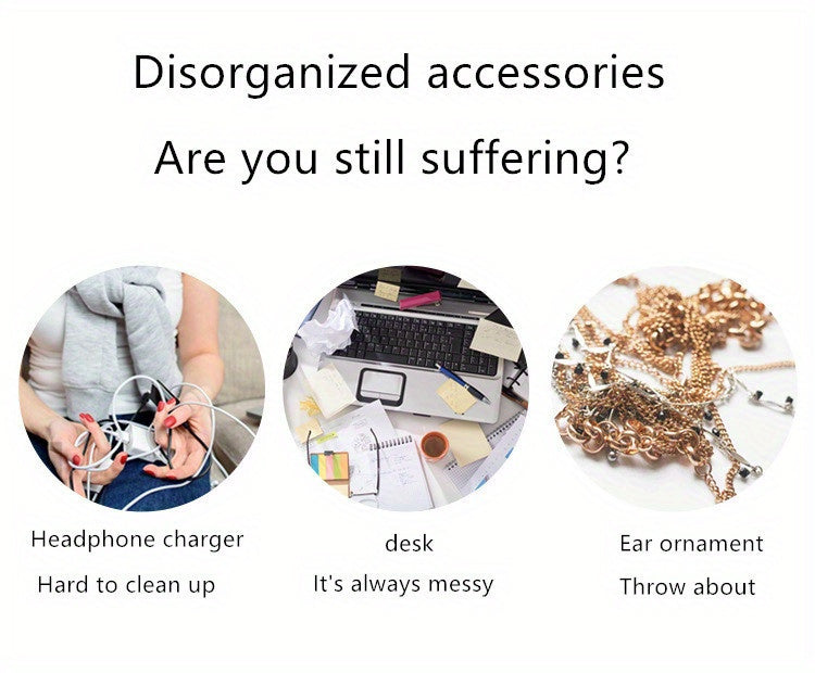 Portable Electronics Organizer Bag for Cable & USB Charger