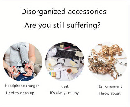 Portable Electronics Organizer Bag for Cable & USB Charger