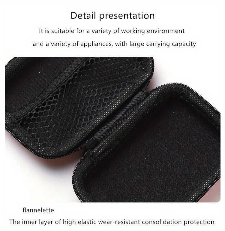 Portable Electronics Organizer Bag for Cable & USB Charger