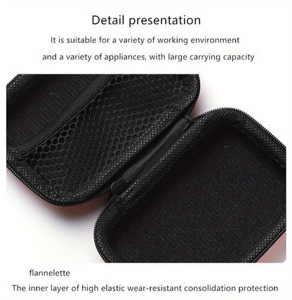 Portable Electronics Organizer Bag for Cable & USB Charger