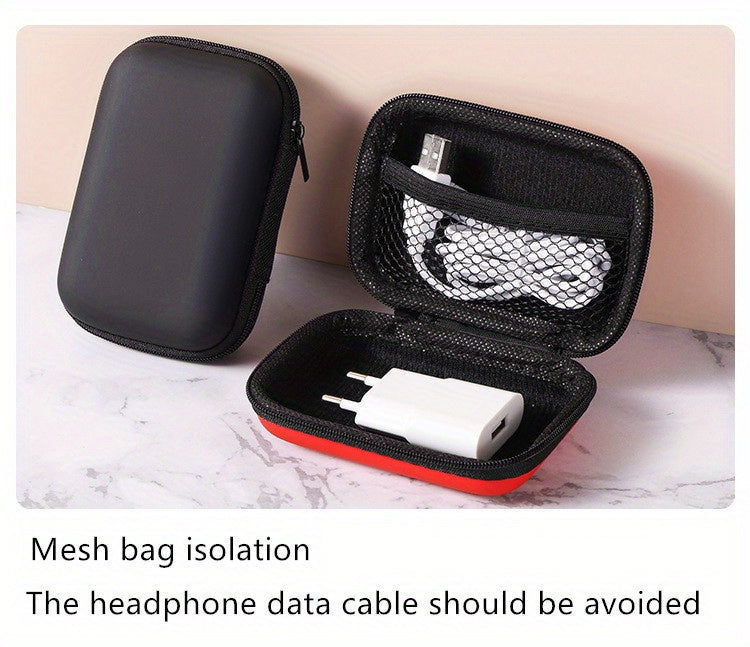 Portable Electronics Organizer Bag for Cable & USB Charger