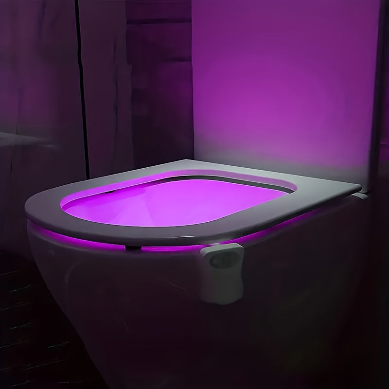 16-Color LED Motion Sensor Toilet Night Light.