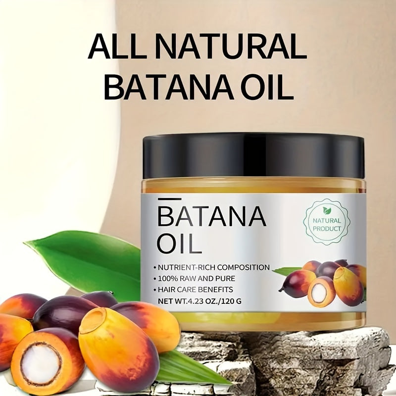 Dr. Sebi Raw Batana Oil From Honduras, Unrefined, Organic And Natural Ingredients - 4.2 OZ