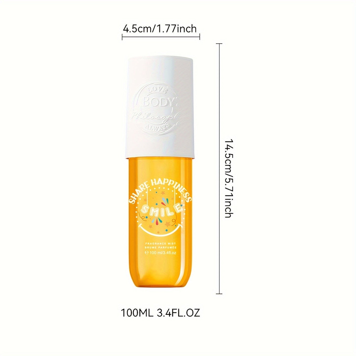 100ml 3.4fl.oz Body Spray For Women Hair And Body Mist with Gourmand Notes