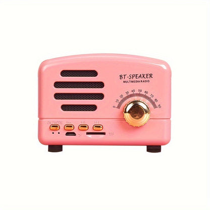 Wireless Portable Speaker Styling High-value Audio Desktop Home Giftable-Multi-color-1PC