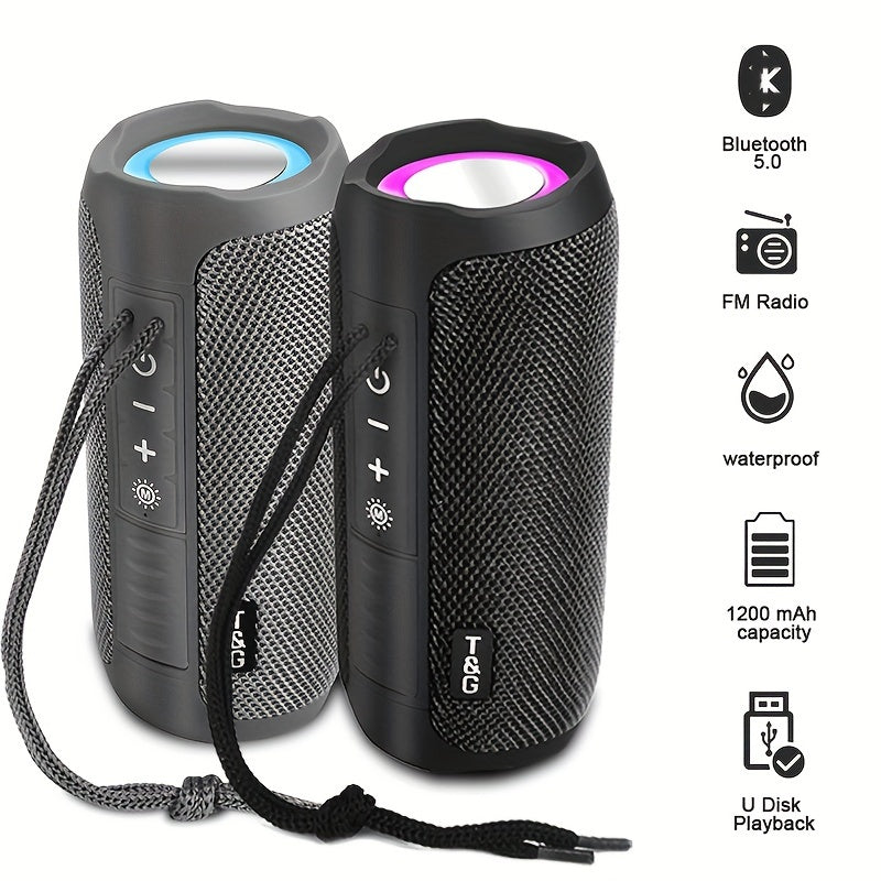 TG227 LED Portable Wireless Speaker - Wireless Connectivity for Phones, Tablets, Computers
