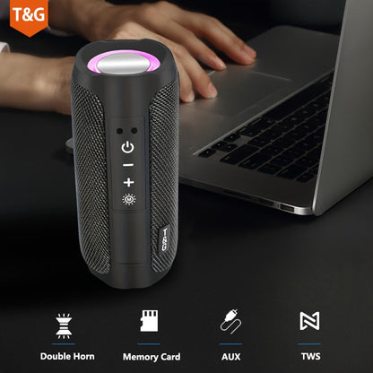 TG227 LED Portable Wireless Speaker - Wireless Connectivity for Phones, Tablets, Computers