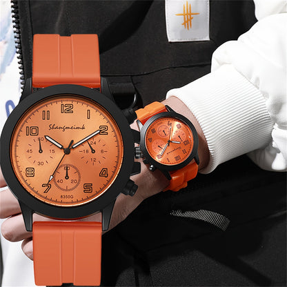 Fashion Business Watch With Silicone Strap