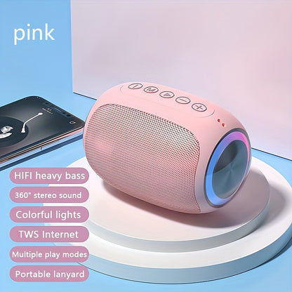 FEOUBEAK Ultimate Sound Experience: 15W Wireless Speaker Speaker, Portable Stereo, Home Subwoofer, Large Volume Outdoor Desktop Computer Mini Speaker
