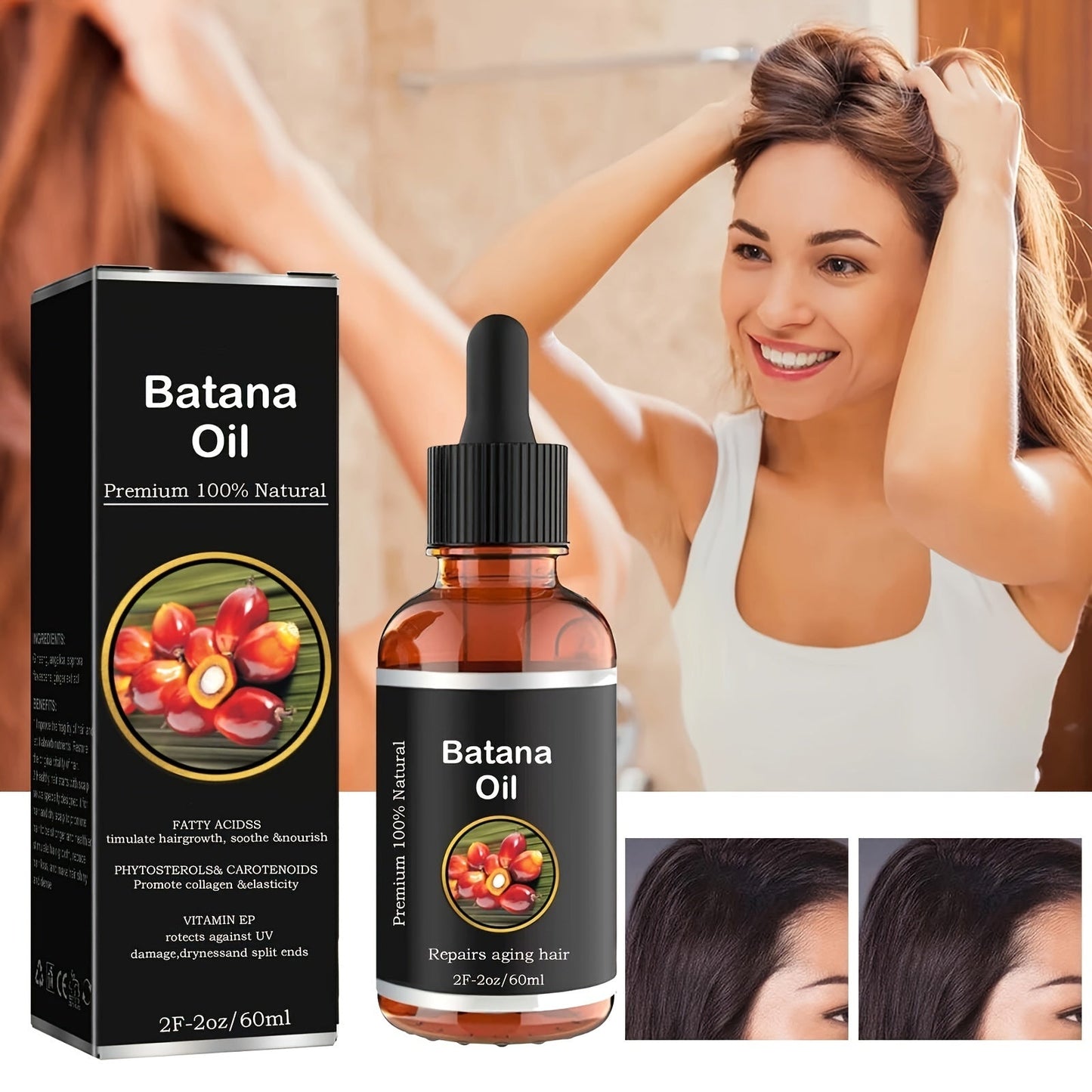 Natural Batana Oil For Hair Care