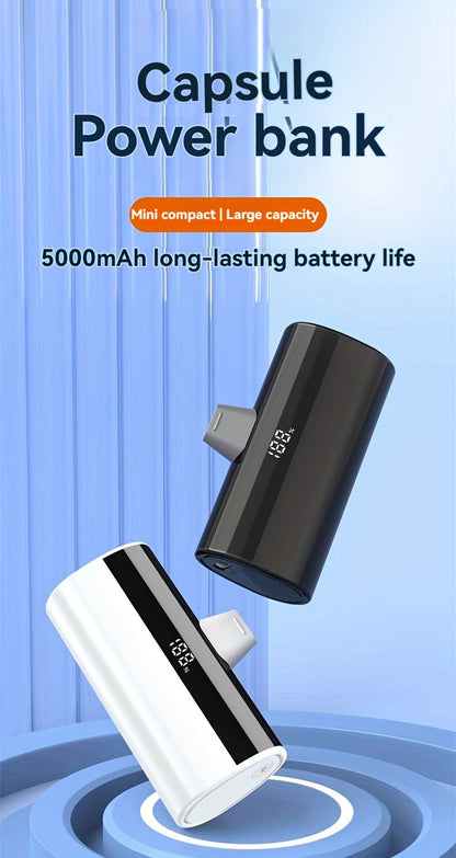 5000mAh Compact Fast-Charging Power Bank