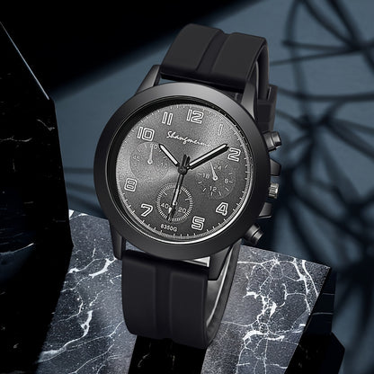 Fashion Business Watch With Silicone Strap