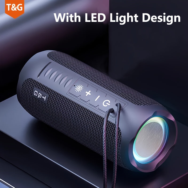 TG227 LED Portable Wireless Speaker - Wireless Connectivity for Phones, Tablets, Computers