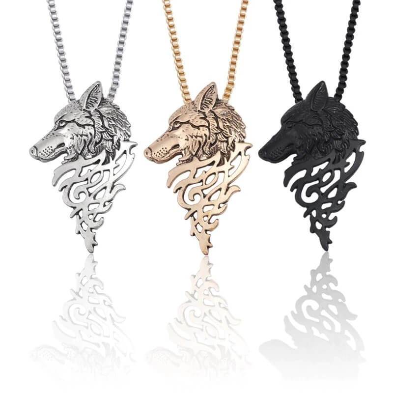 The Lone Wolf Necklace Show Your Strength