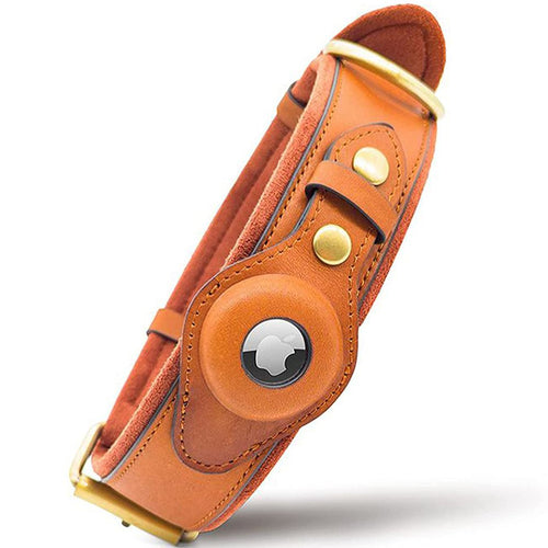 Leather AirTag Collar