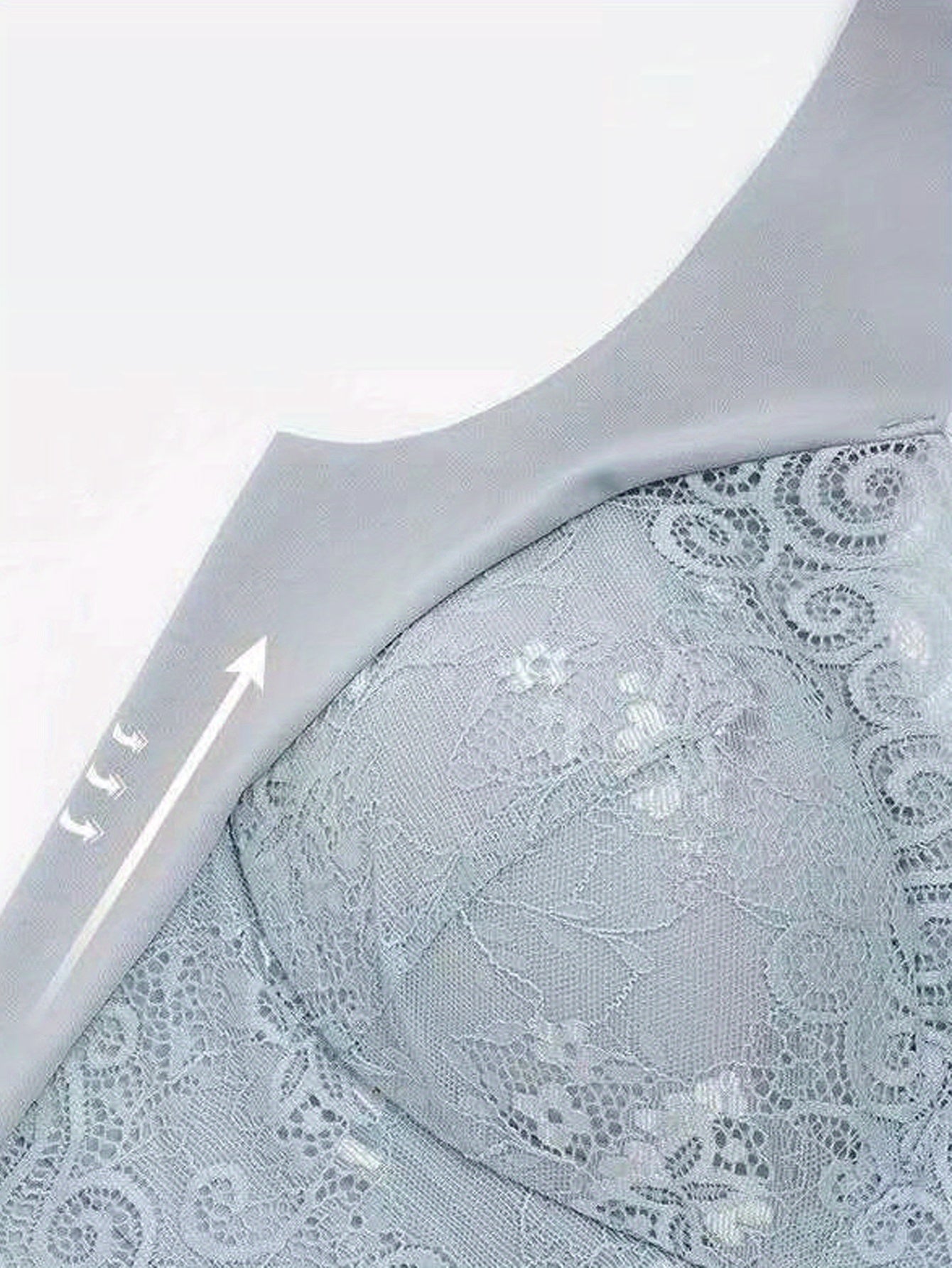 Ultra-Soft Wireless Lace Bra - Seamless Comfort, Feminine Scallop Trim - Perfect Womens Underwear for All-Day Wear