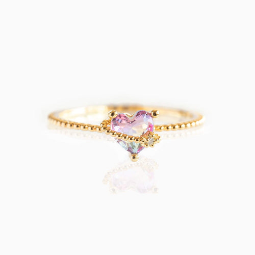 Tianas Stunning Heart Ring