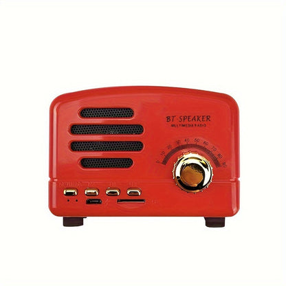 Wireless Portable Speaker Styling High-value Audio Desktop Home Giftable-Multi-color-1PC