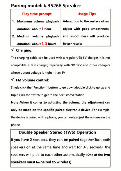 Compact Mini Resonance Guide Audio Wireless TWS Speaker - Immersive Bass Sound, Portable Design, Crystal-Clear Audio Quality