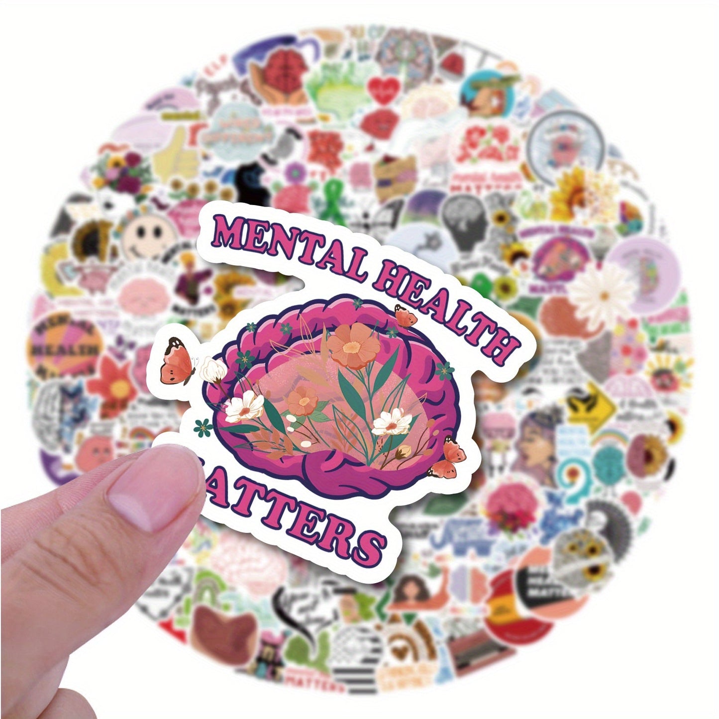 200pcs Mental Health Awareness Stickers