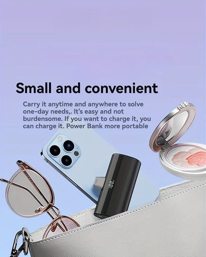 5000mAh Compact Fast-Charging Power Bank
