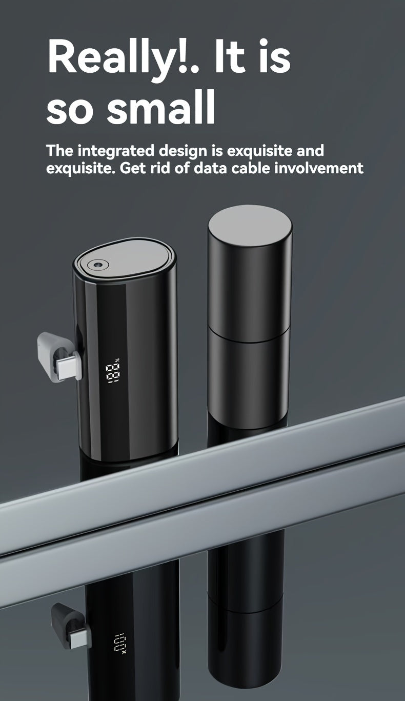5000mAh Compact Fast-Charging Power Bank