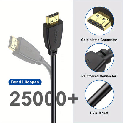 I-Zclive 4K HDTV Extension Cable - High Speed, Gold-Plated Male to Female Connector for Monitors