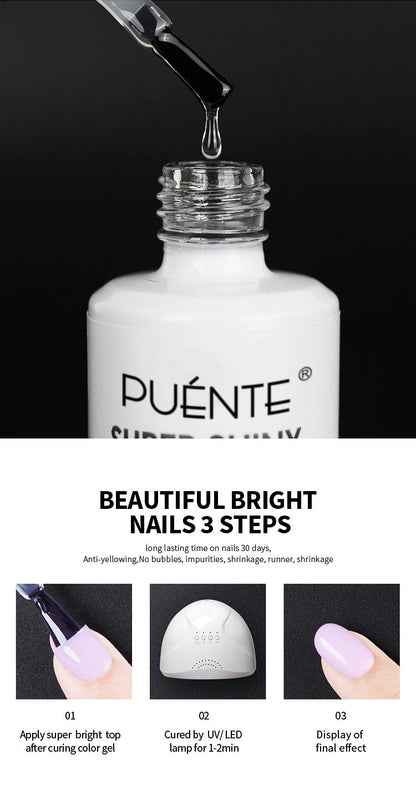 15ML Super Shine Top Coat Gel Nail Polish