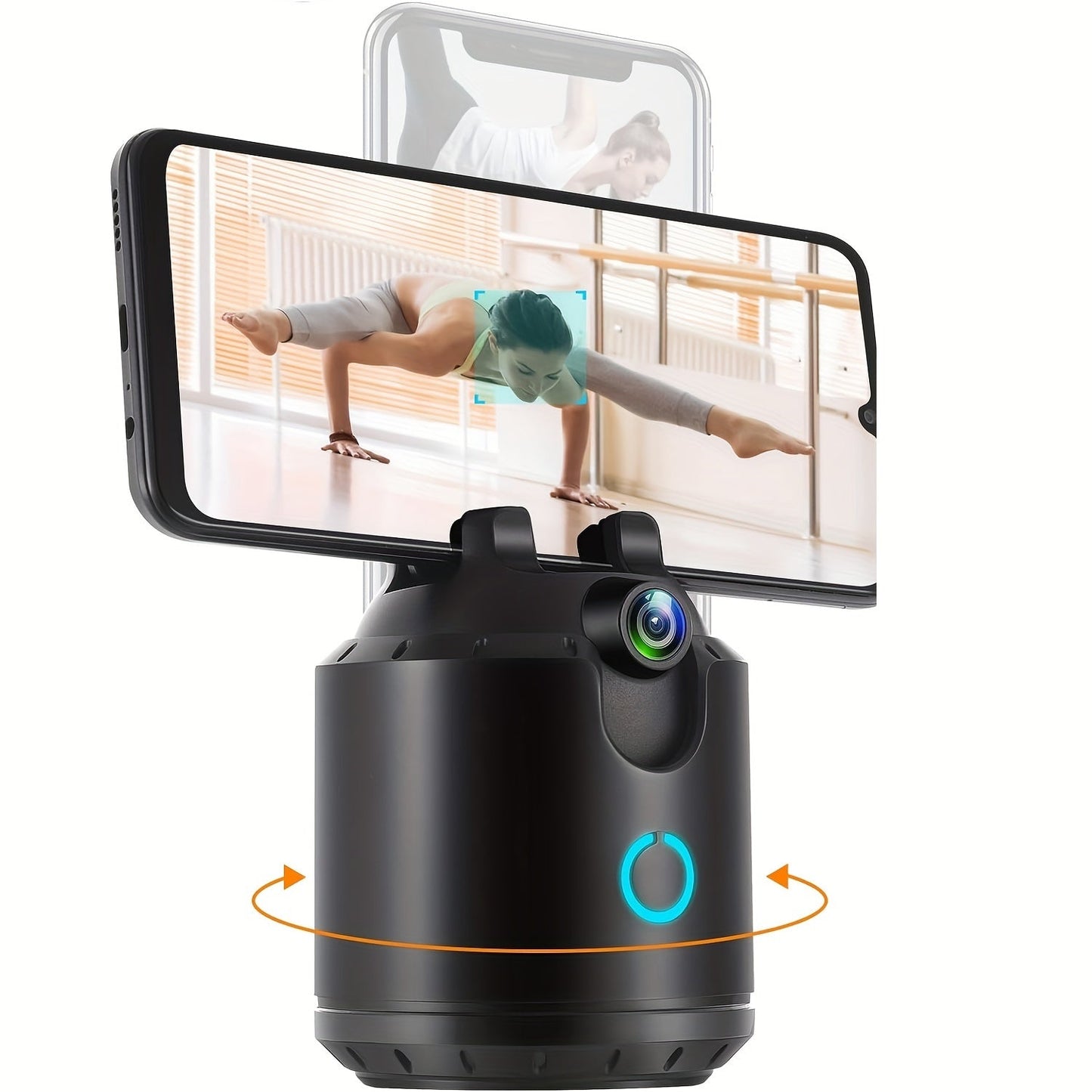 Auto Face Tracking Tripod 360° Rotation  Phone Holder