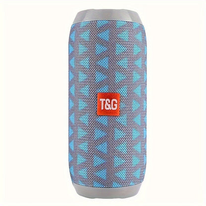 TG117 Portable Wireless Speaker, TWS Stereo, Built - In Mic For Calls - FM Radio, TF Card, USB Playback