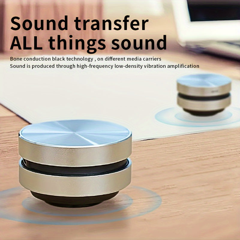 Compact Mini Resonance Guide Audio Wireless TWS Speaker - Immersive Bass Sound, Portable Design, Crystal-Clear Audio Quality