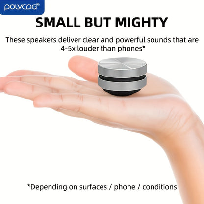 Compact Mini Resonance Guide Audio Wireless TWS Speaker - Immersive Bass Sound, Portable Design, Crystal-Clear Audio Quality