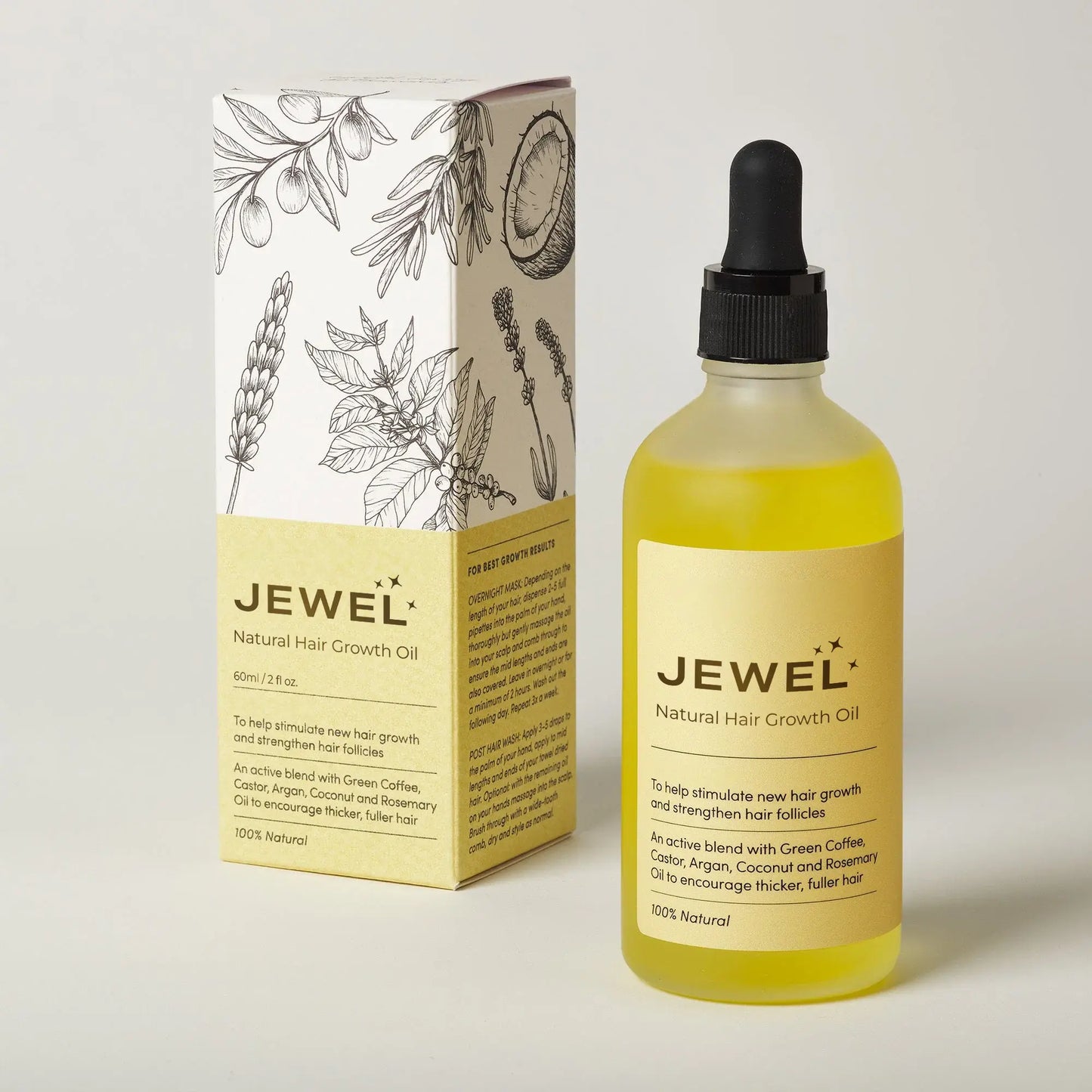 Jewel Hair Oil - For Longer, Thicker, Stronger Hair